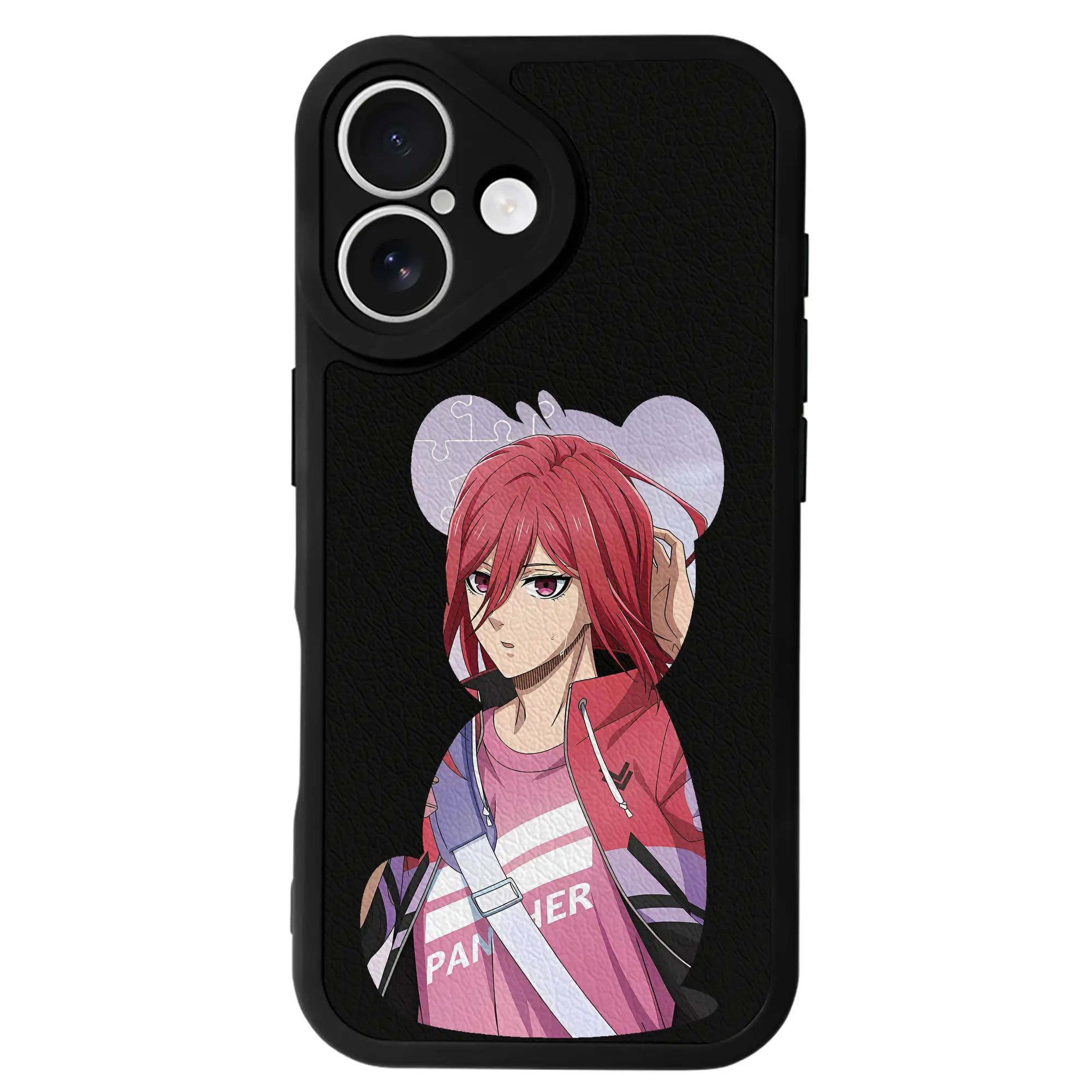 ブルーロック グッズ 千切 豹馬 - IPhone 16シリーズ対応 ・ シリコンスマホケース ・ レザー調 ・ 高精度フィット ・ 耐衝撃 ・ ワイヤレス充電対応 ・ 精密カット